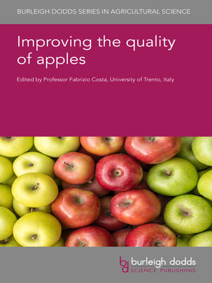 cover image of Improving the quality of apples